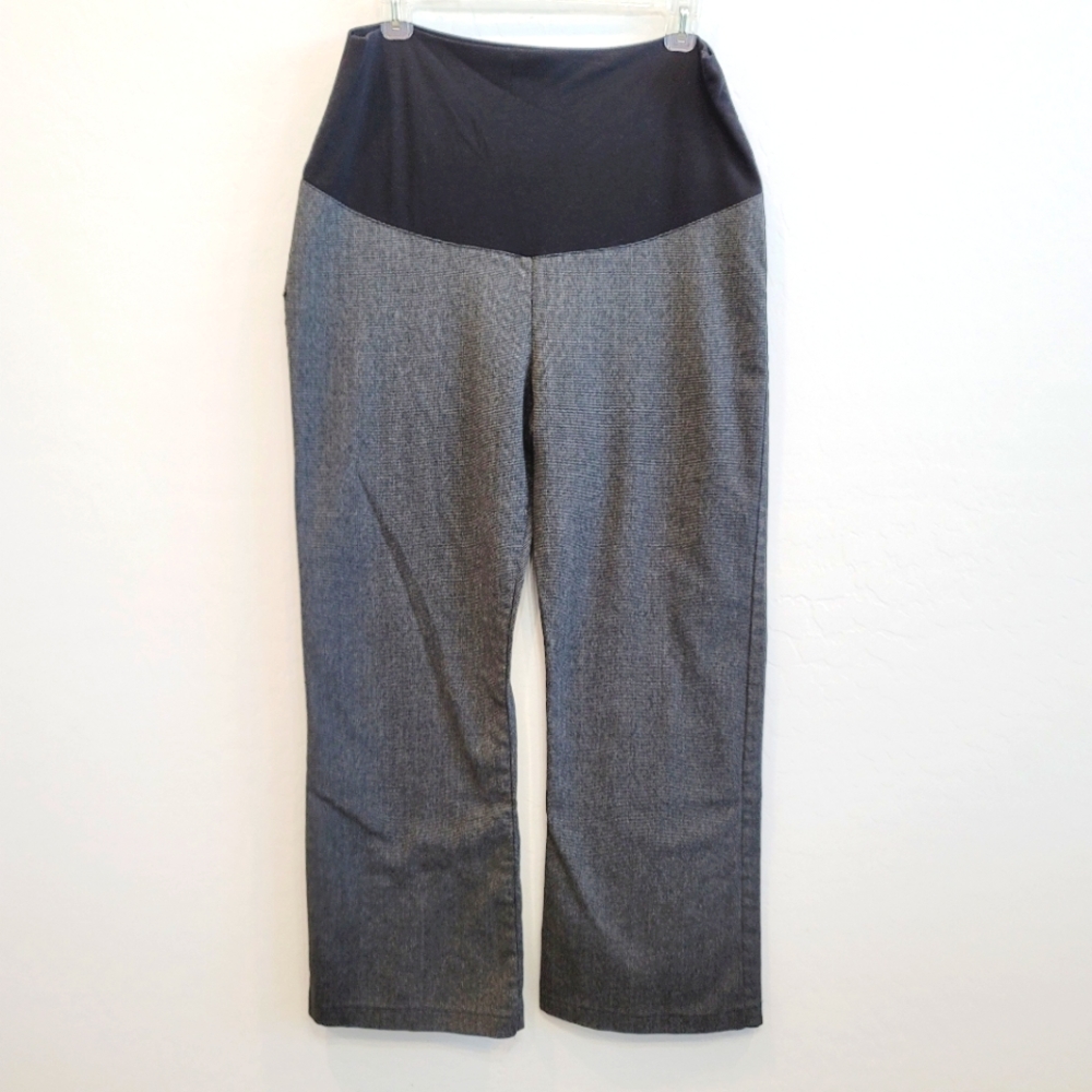Valia Gray Maternity Pants Women's Size Large Maternity